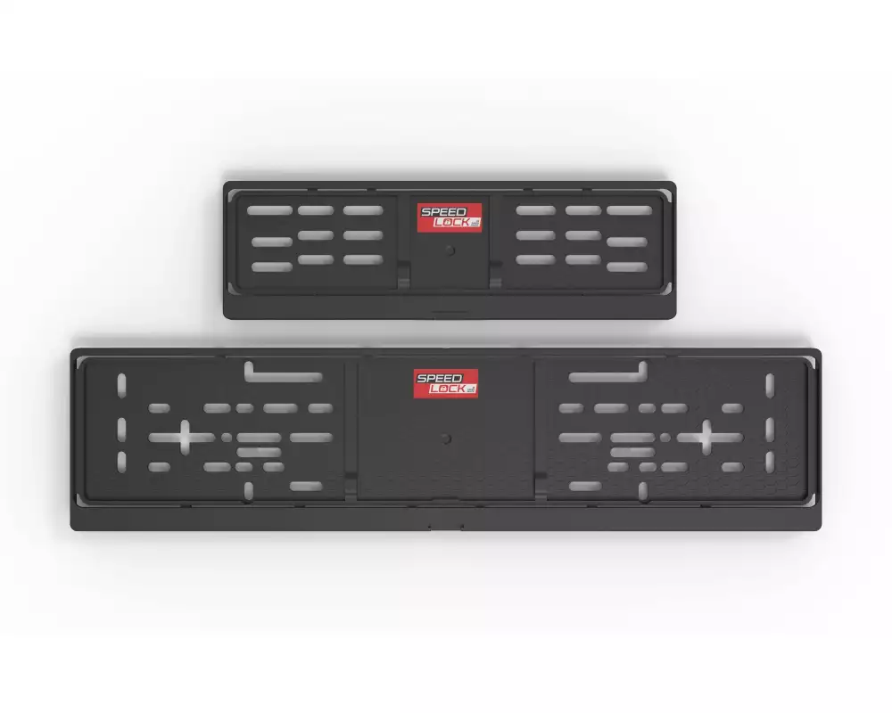 SPEEDLOCK Nummernrahmen-Set, Kunststoff, 30 × 8 cm/50 × 11 cm