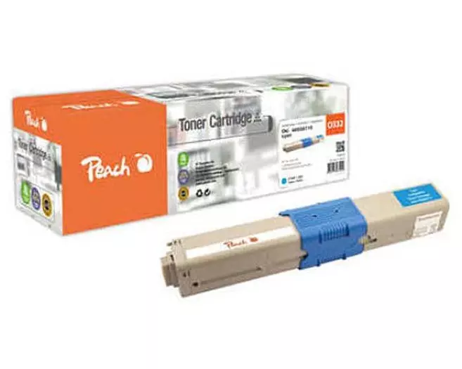 Peach Toner OKI 46508715 Cyan