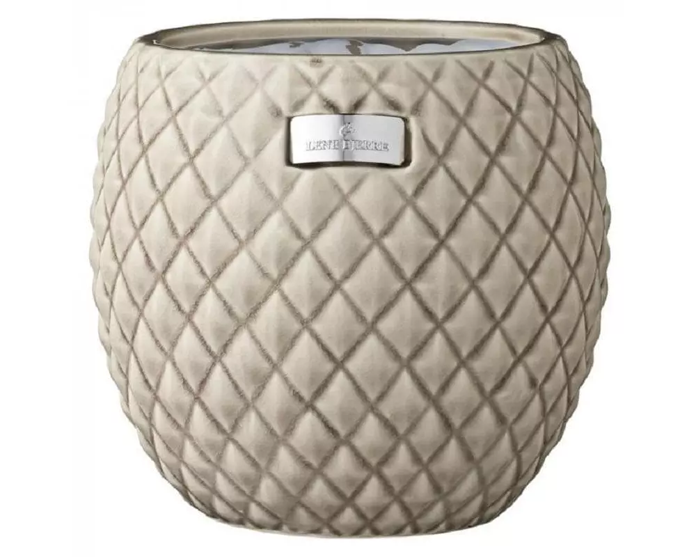 Lene Bjerre Blumentopf Rosabelle 18 x 18 cm, Beige