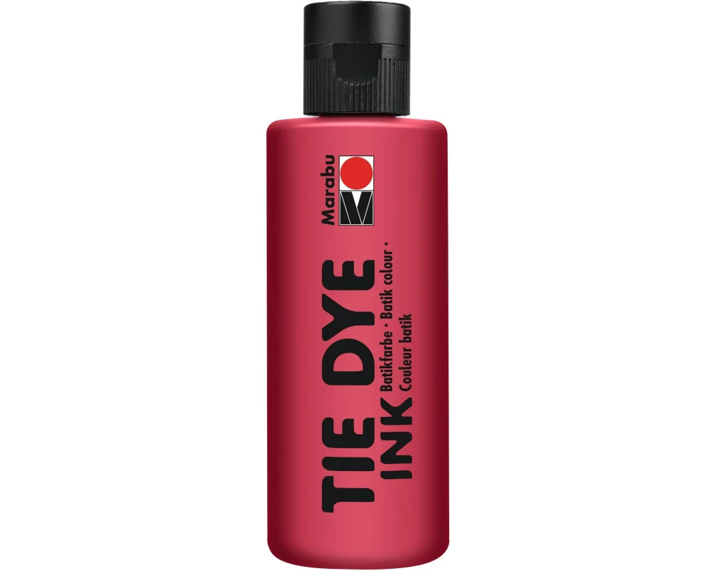 Marabu Textilfarbe Tie Dye Ink, 80 ml, 031 Kirschrot