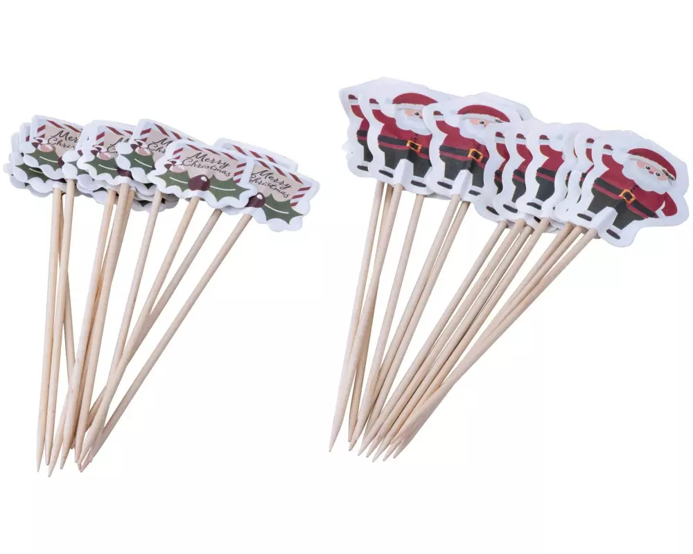 Zenker Deko Picker Santa & Merry Christmas