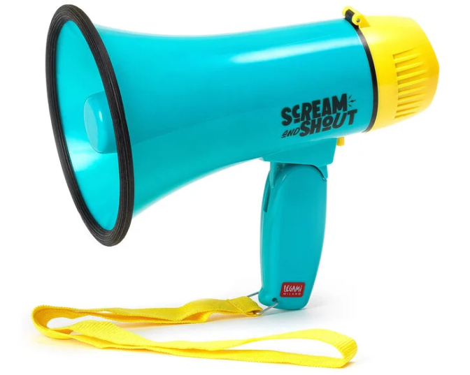 LEGAMI Megafon MEG0001 türkis, gelb