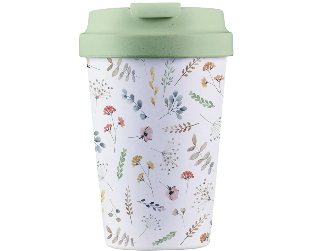 BioLoco Outdoor-Becher Easy Cup -Watercolorflowers 350 ml