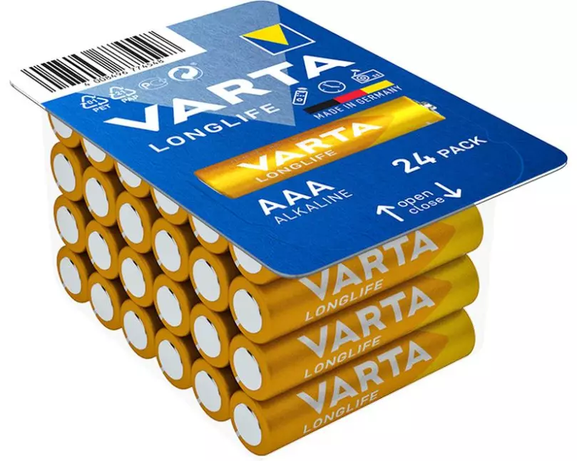 Varta Batterie Longlife AAA , 24 Stück
