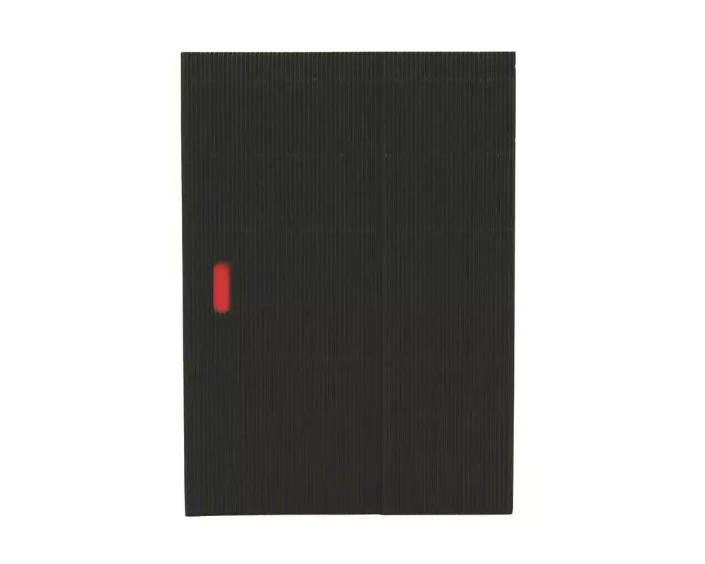 PaperOh Notizbuch Ondulo B5, Blanko, Schwarz