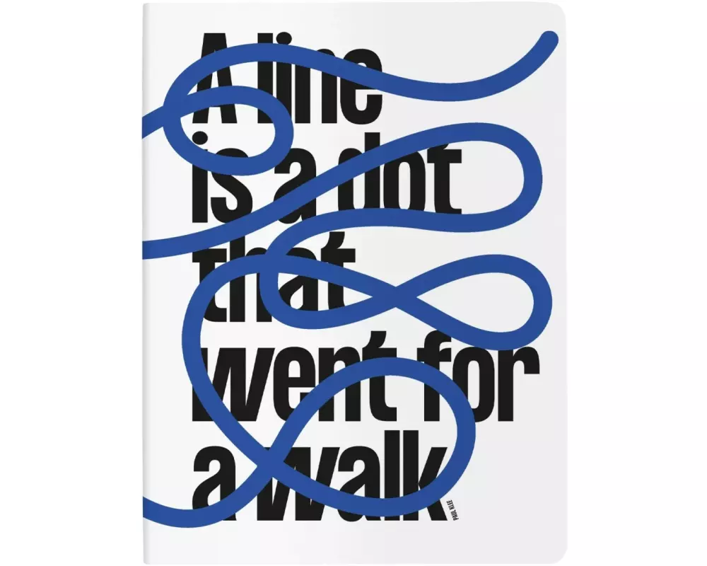 Nuuna Notizbuch A Line is a Dot, 16.5 x 22 cm, Punktraster