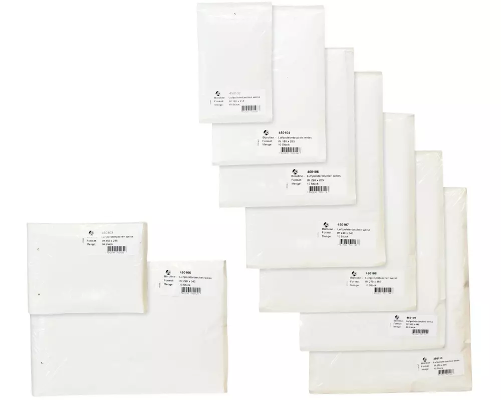 Büroline Luftpolstertasche Office Focus Blister Grösse 2, 10 Stück