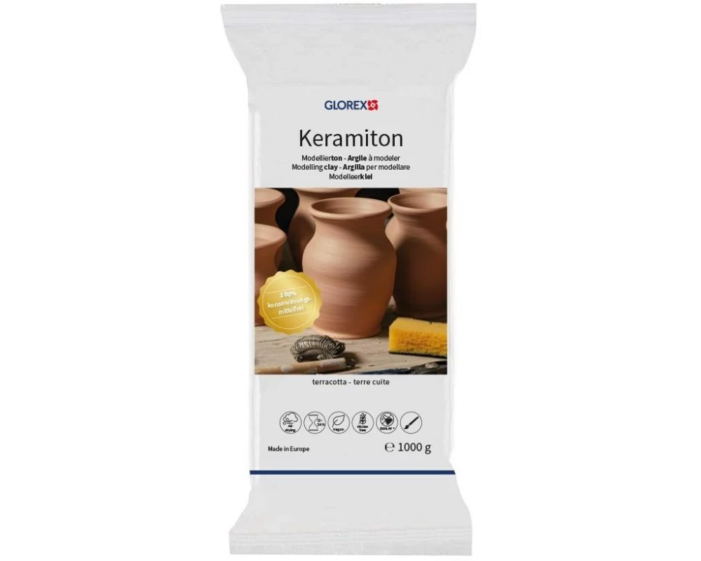 Glorex Glorex Modelliermasse Keramiton teracotta Terracotta