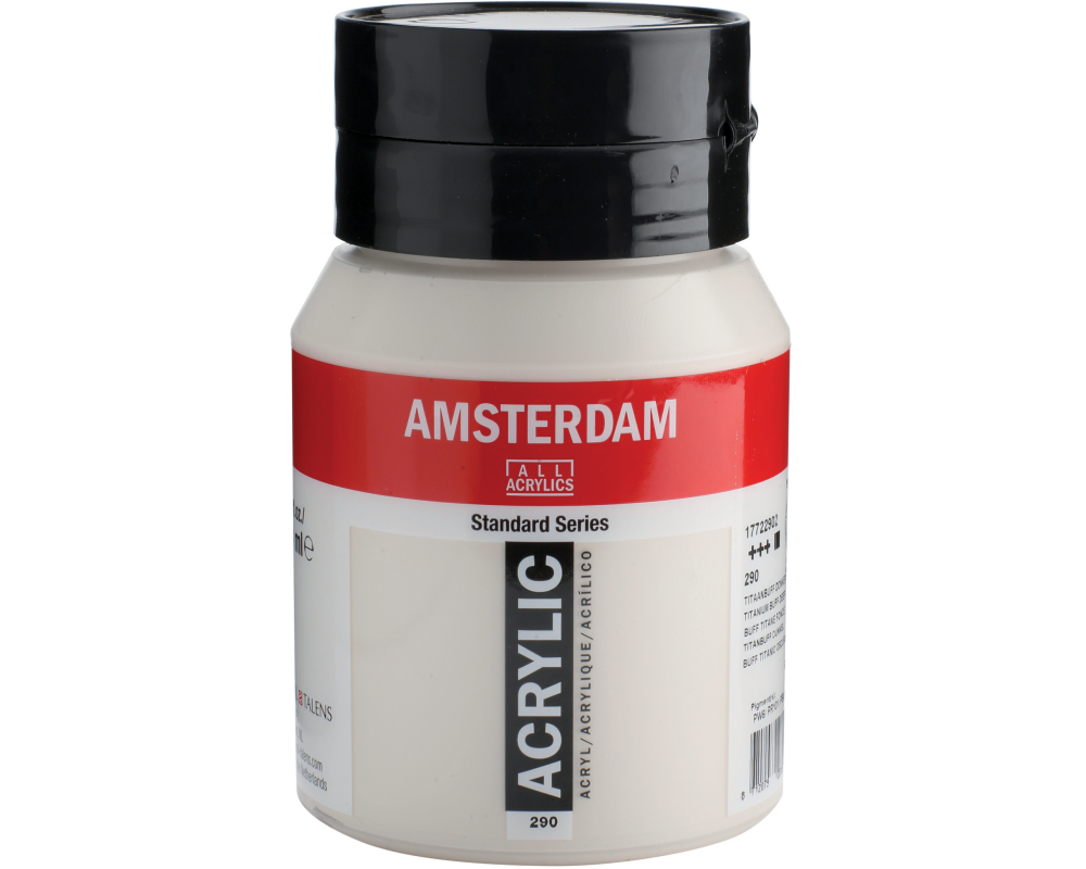 AMSTERDAM Acrylfarbe 500ml 17722902 titanbuff dunkel 290