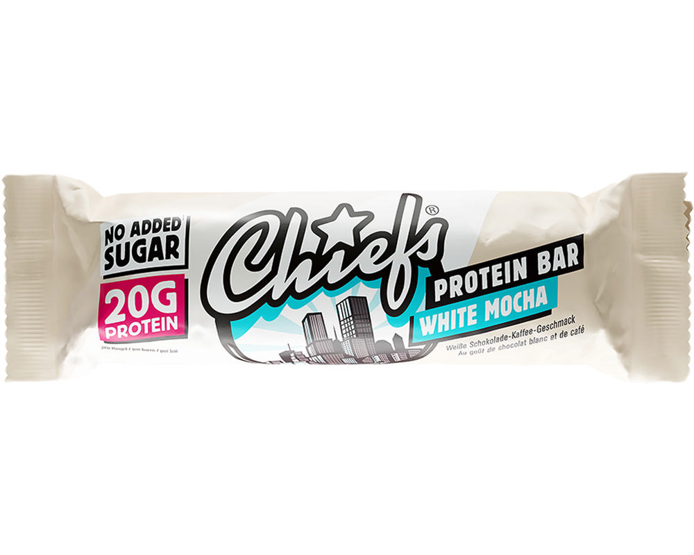 Chiefs Riegel Protein Bar Mocha/Weisse Schokolade, 12 x 20 g