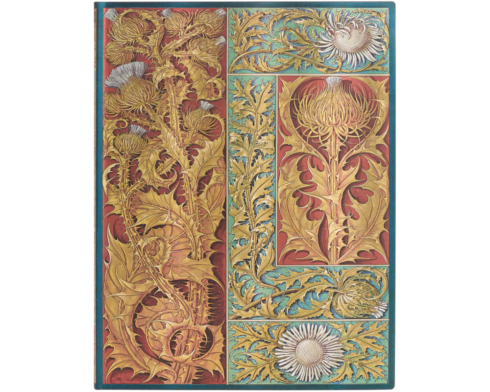 PAPERBLANKS Notizbuch Ultra FB9406-7 Wilde Distel, liniert 176 S.