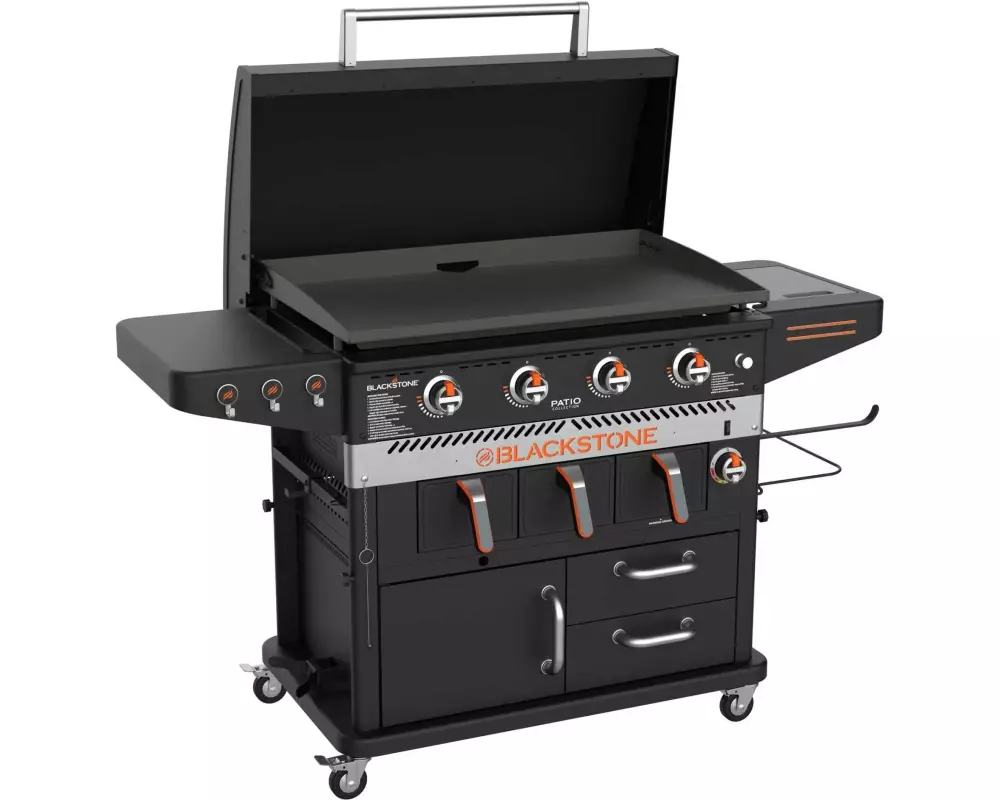 Blackstone Gasgrill 36-Zoll-Grillplatte mit Airfryer-Kombination