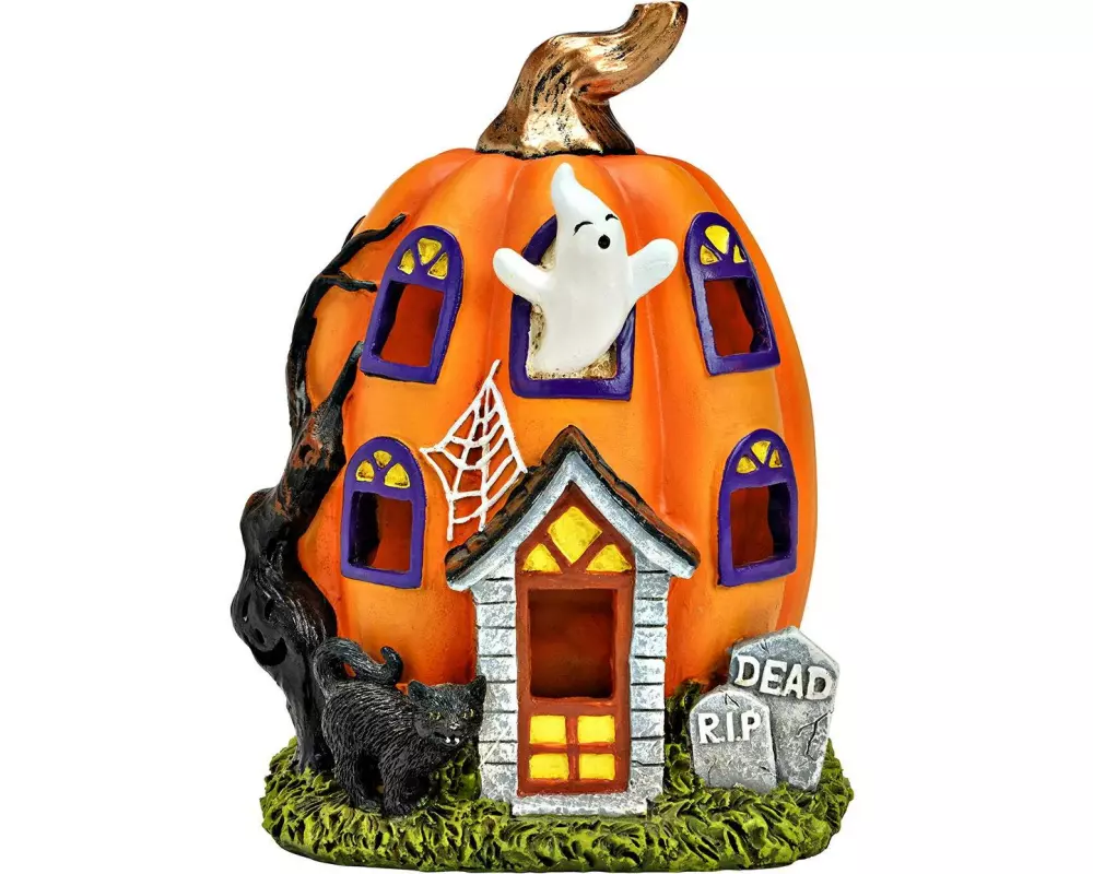 G. Wurm Aufsteller Halloween Haus 18 cm