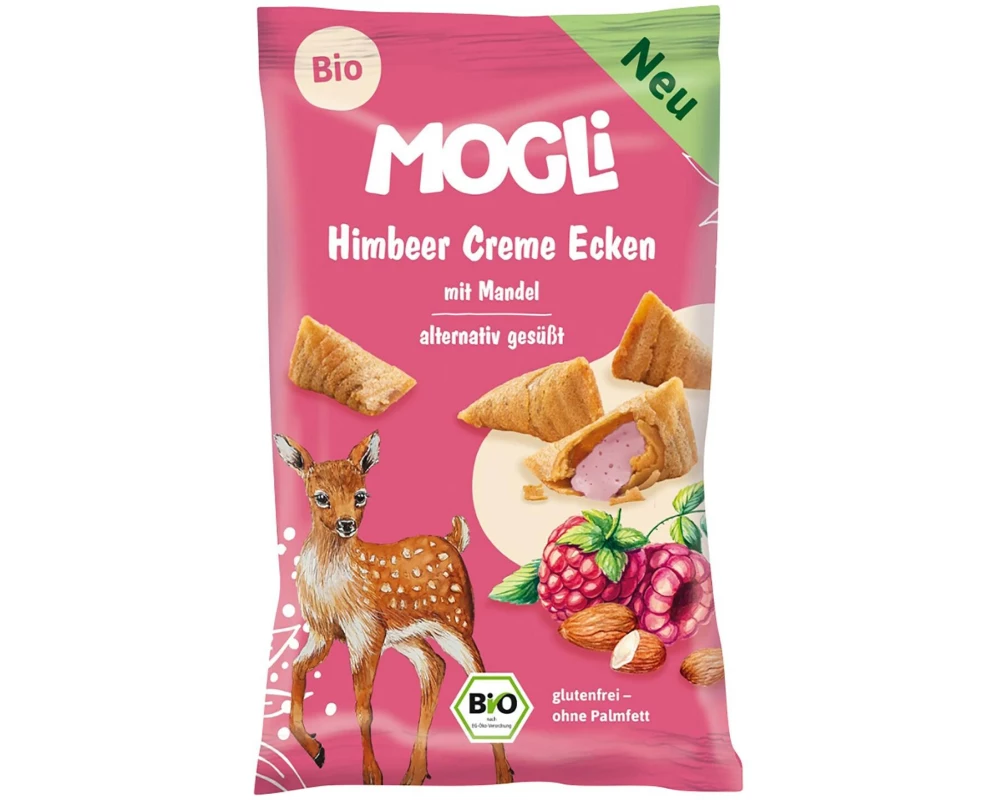 Mogli Himbeer Creme Ecken 30 g