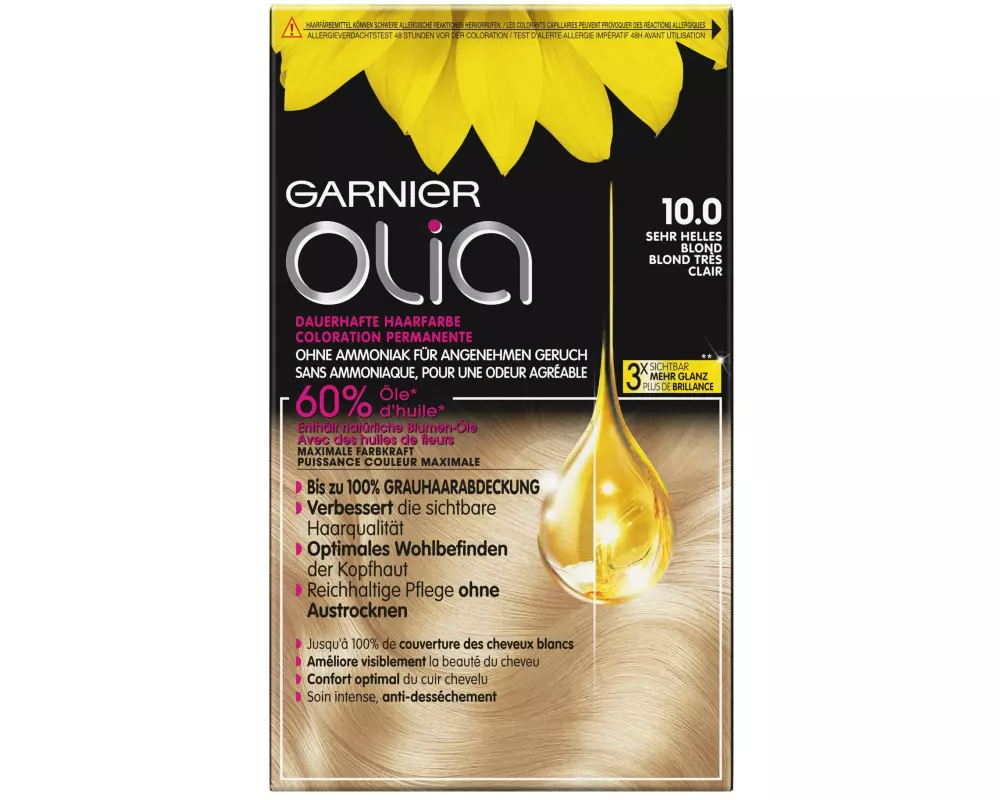 Garnier Haarcoloration Olia 10.0 sehr helles Blond
