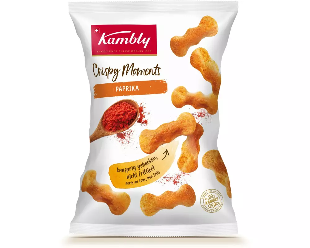 Kambly Chips Crispy Moments Paprika 130 g