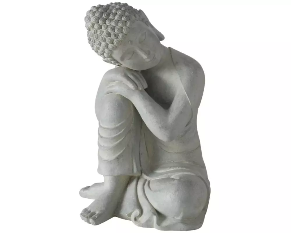 Boltze Aufsteller Buddha Liamy Grau