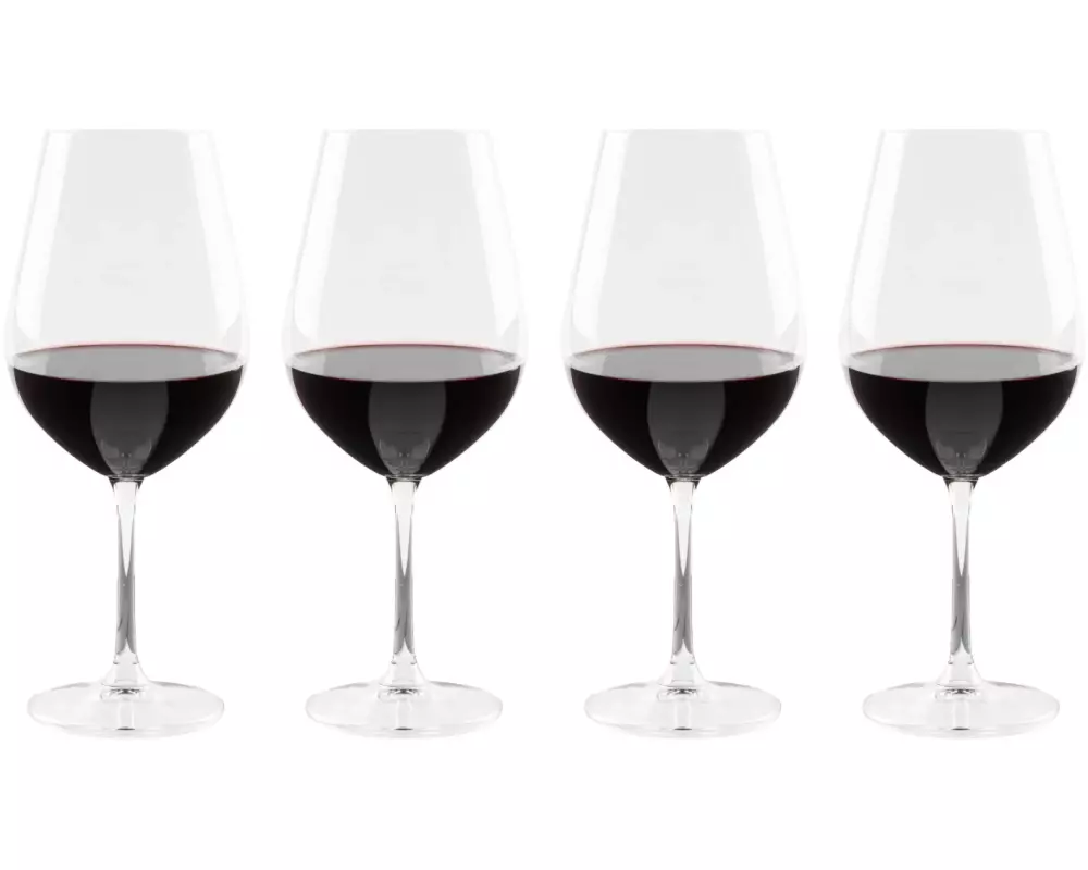 FURBER Rotweinglas 690 ml, 4 Stück