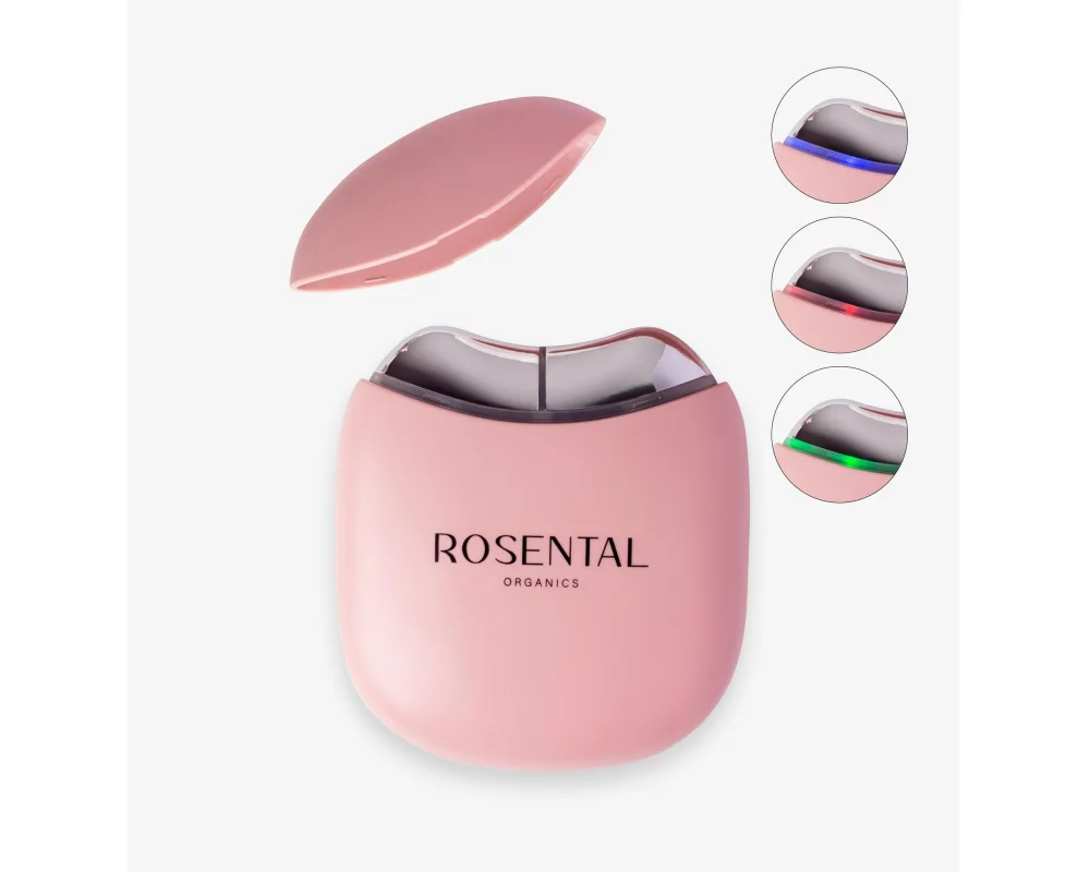 Rosental Organics EMS Gua Sha Gesichtsmassagegerät mit Lichttherapie Pink