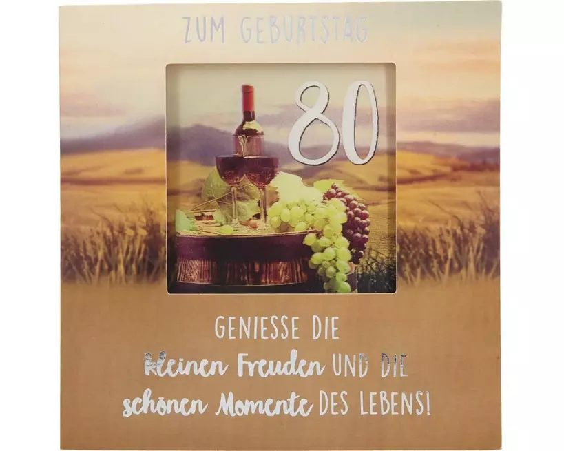 Depesche Musikkarte mit Licht 80 Geniesse die kleinen Freuden