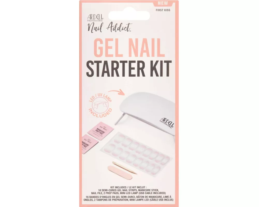 Ardell Set Gel Nail Starter Kit First Kiss 16 Stück