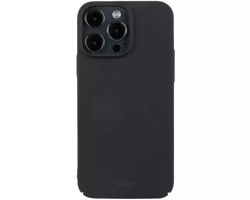 Holdit Back Cover Slim iPhone 15 Pro Max Schwarz