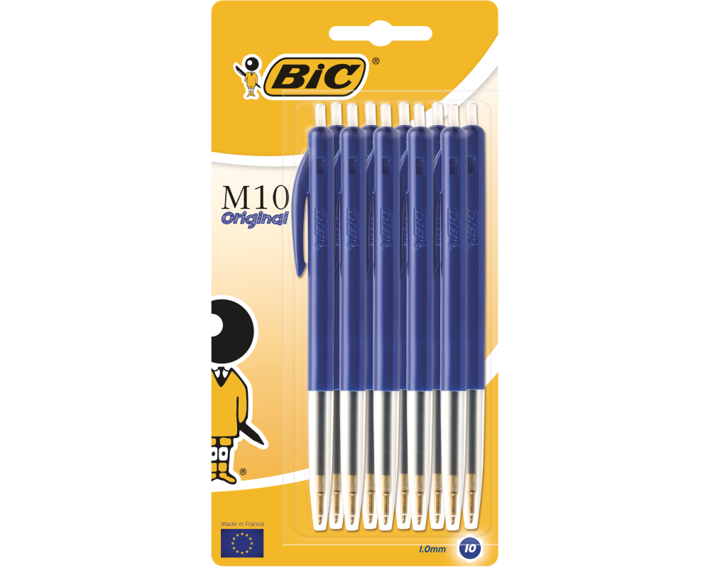 BIC Kugelschreiber M10 8322353 blau, 10 Stück