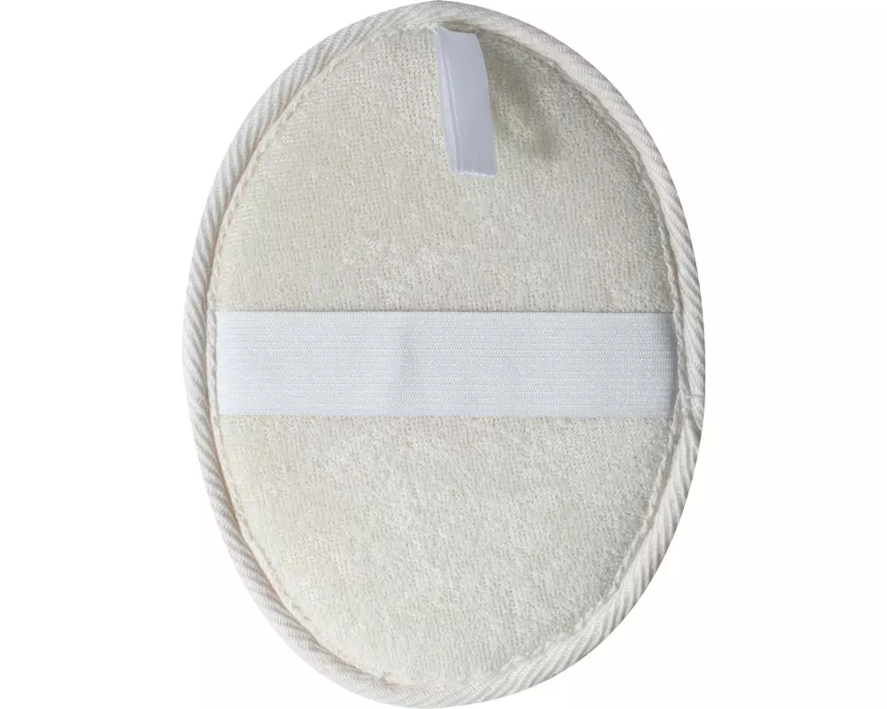 MSV Peelingschwamm aus Sisal 20 x 13.5 cm, Weiss