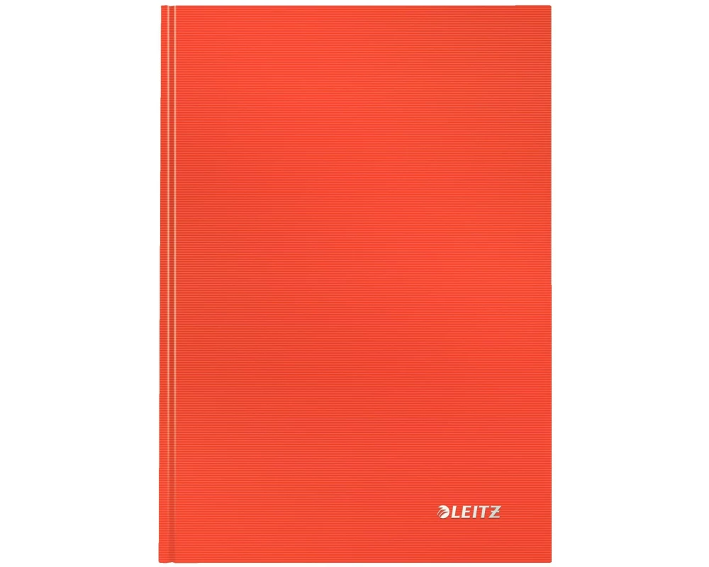 Leitz Notizbuch Solid A5, Kariert, Hellrot