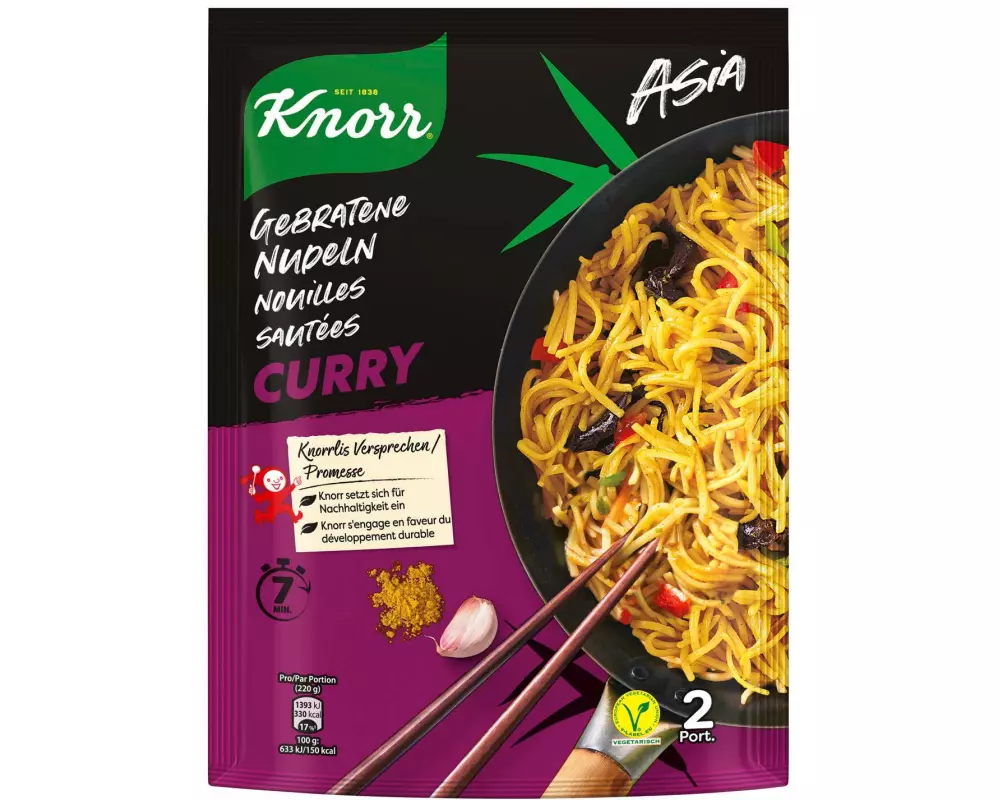 Knorr Gebratene Nudeln Curry 2 Portionen