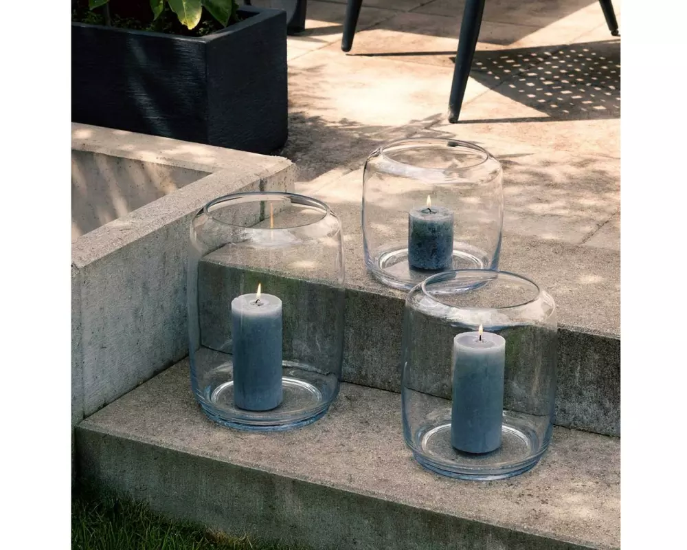 LEONARDO Windlicht Lago, Glas