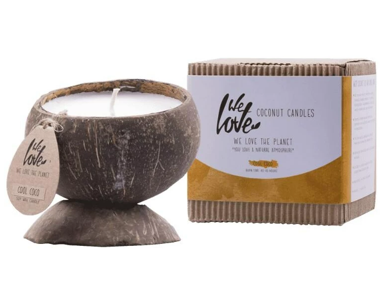 We Love The Planet Duftkerze Kokosnuss Sojawachskerze Cool Coconut 190 g