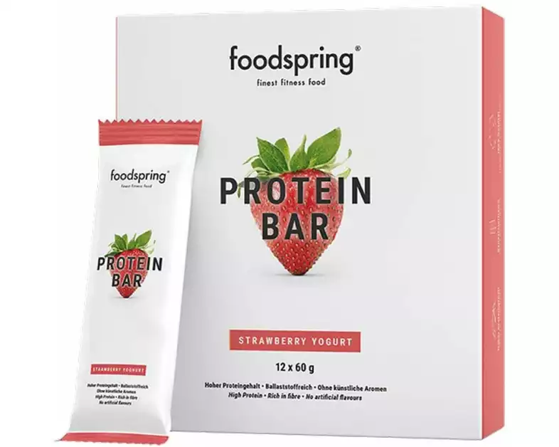 Foodspring Riegel Protein Erdbeere
