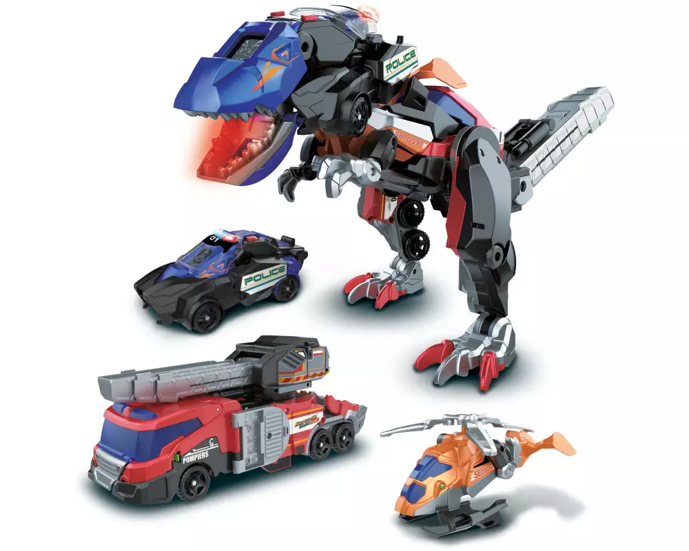 Vtech Switch & Go Dinos - Combo Trio le T-Rex SOS -FR-