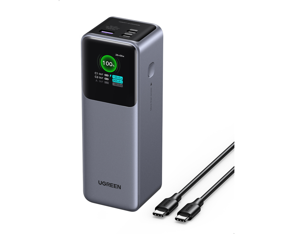 UGREEN Nexode Power Bank 25000mAh 35525B 200W Fast Charging