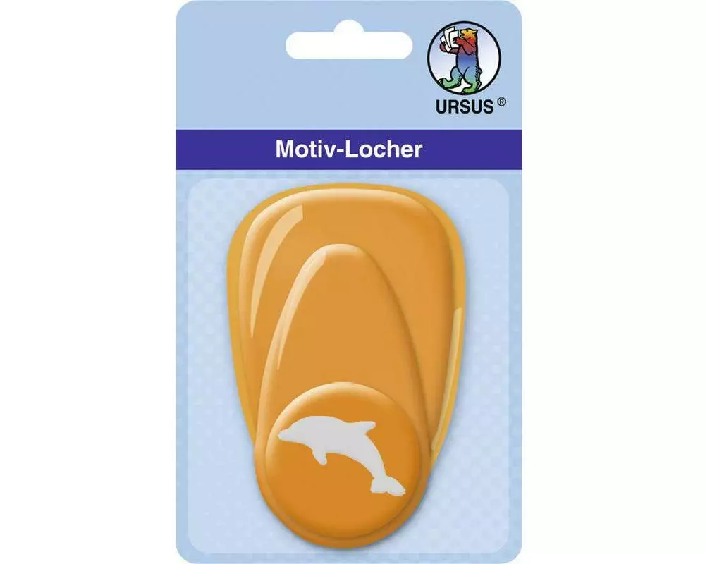 URSUS Motivstanzer Delphin mittel, 2.54 cm