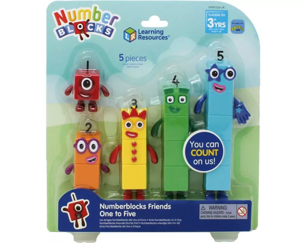 Learning Resources Beschäftigungsspielzeug Numberblocks Freunde Eins bis Fünf