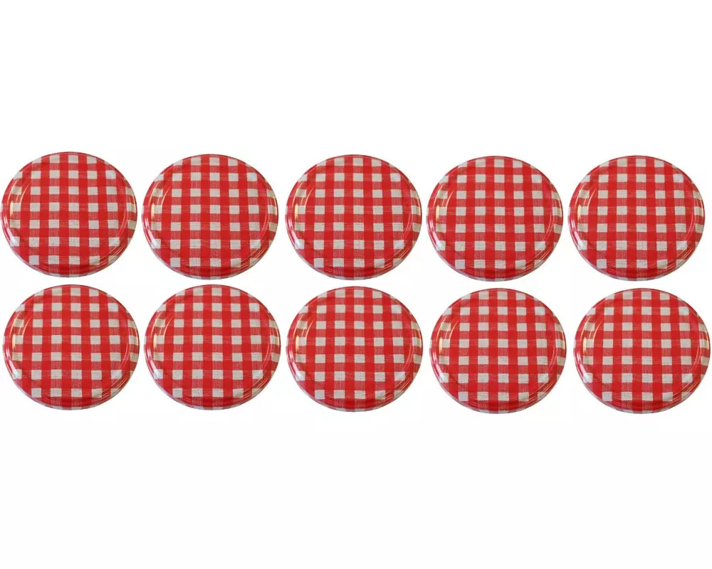 Axentia Deckel Karo Ø 8.2 cm, 10 Stück