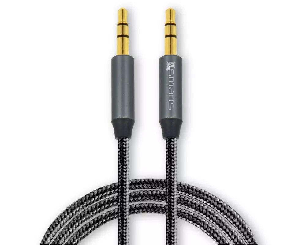 4smarts 3.5mm Audio Kabel 1m, schwarz