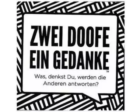 Kylskapspoesi AB Kartenspiel Zwei Doofe ein Gedanke -DE-