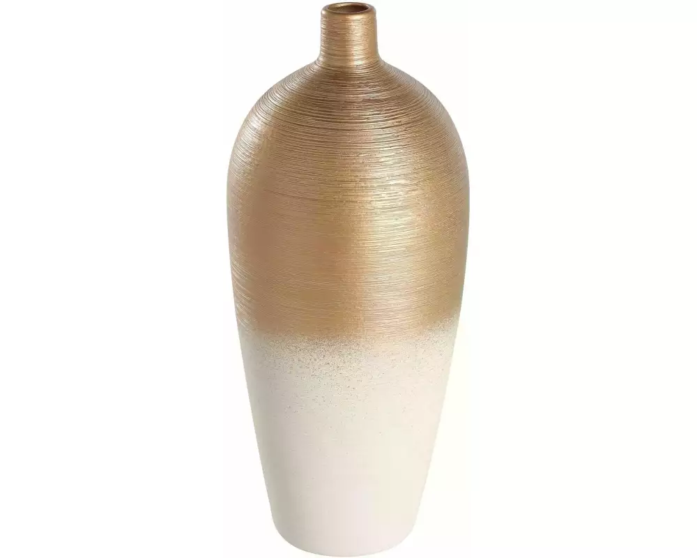 EGLO Leuchten Vase Saryksu 35.5 cm, Gold/Weiss