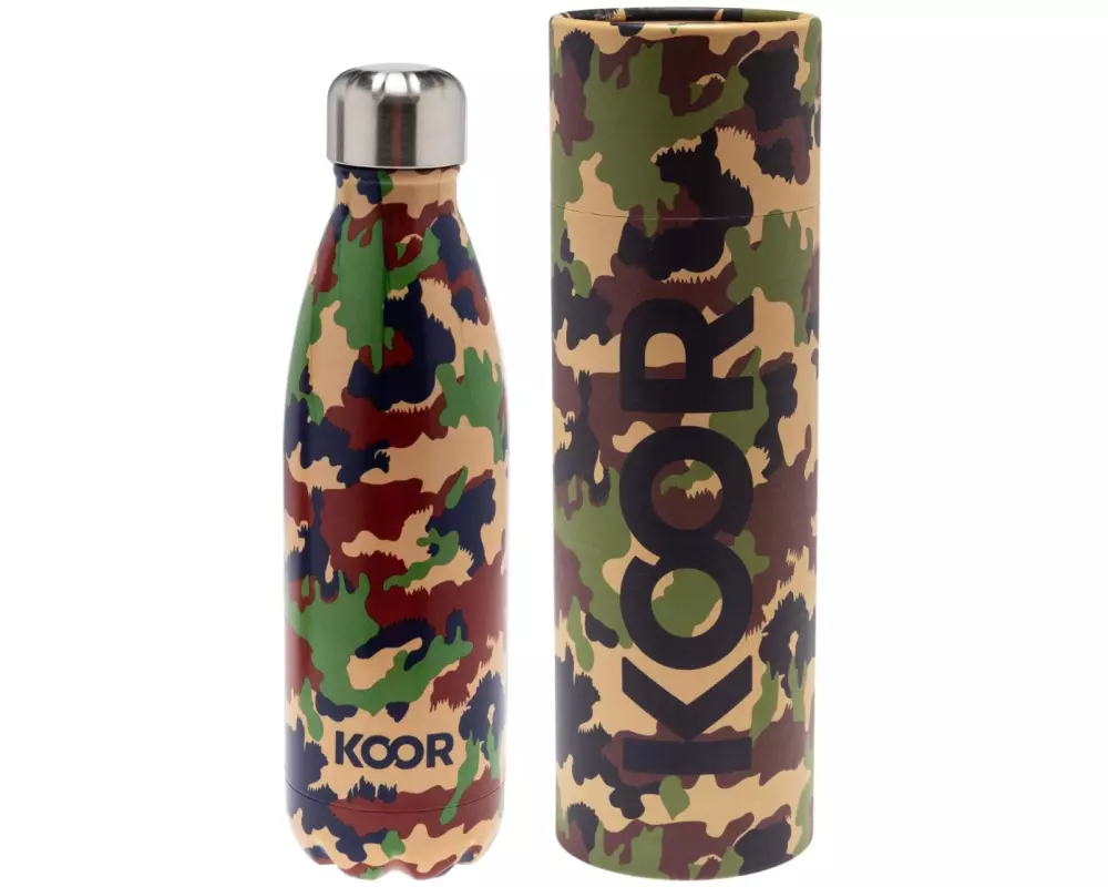 KOOR Trinkflasche Camouflage 500 ml