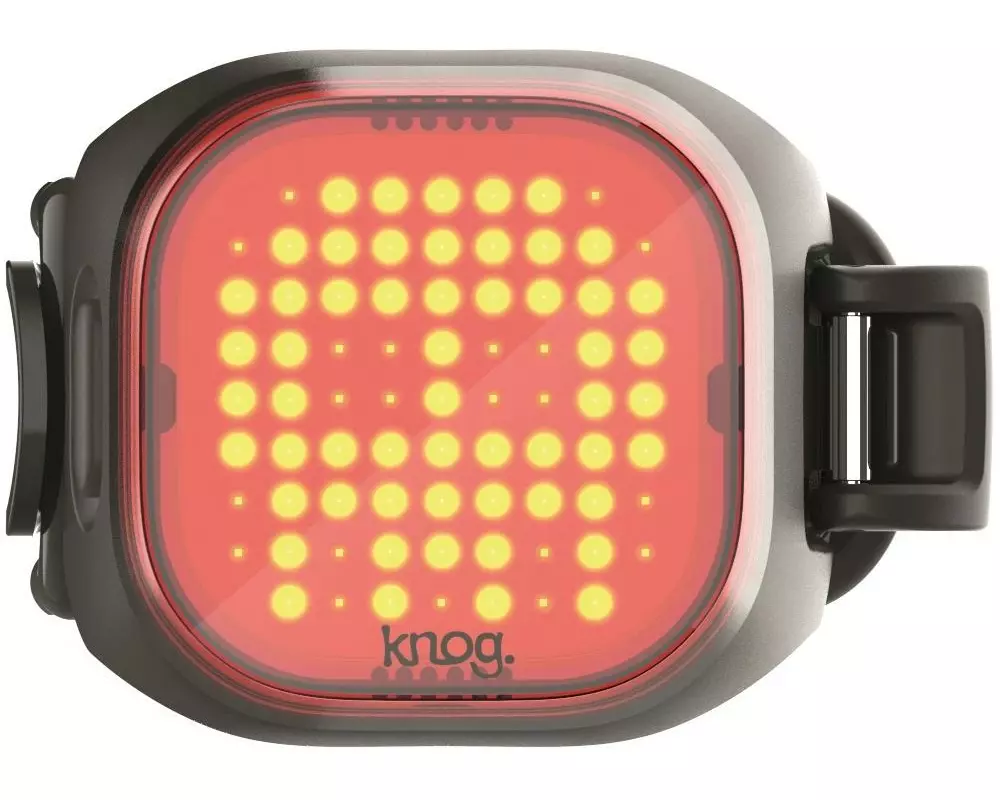 knog. Velolampe Blinder Mini Skull Rücklicht, Schwarz