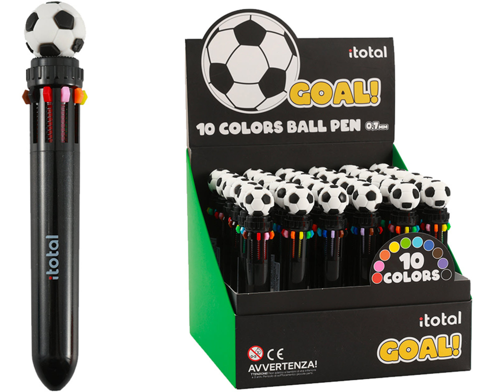 I-TOTAL Kugelschreiber 10in1 XL2370P Fussball