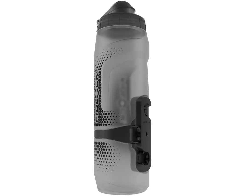 FIDLOCK Ersatz-Bidon Twist 0.8 l, Schwarz/Transparent mit Adapter