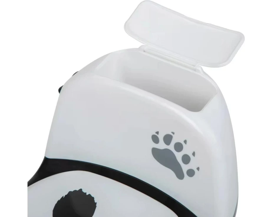 Bebeconfort Mini-Toilette mit Spülgeräusch Schwarz Weiss