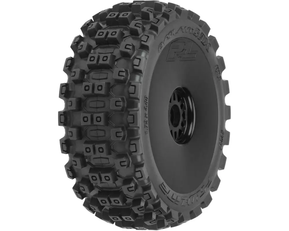 Proline Kompletträder Badlands MX M2, Schwarz Buggy, 1:8, 2 Stück