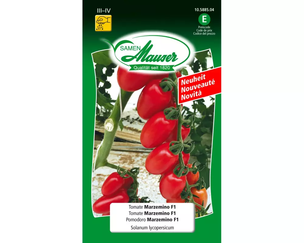 Samen Mauser Samen Tomate Marzemino F1