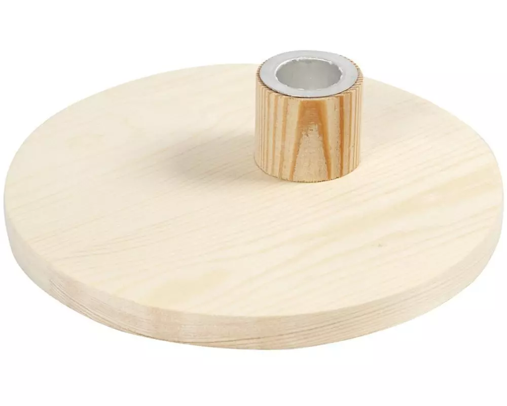 Creativ Company Holzartikel Kerzenhalter Ø 16 cm 1 Stück