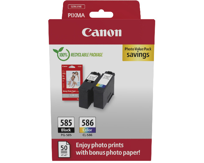 Canon Tinte PG-585/CL-586 BK/C/M/Y